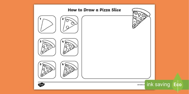 kids drawing for colouring pizza - Clip Art Library