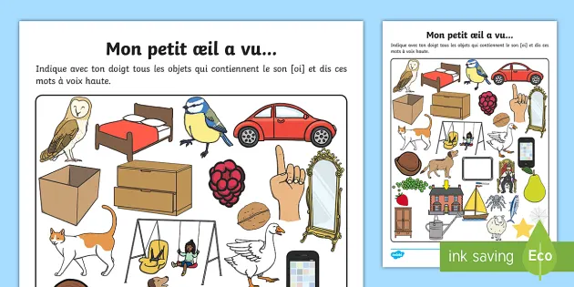 Feuille D Activites Mon Petit œil A Vu Le Son Oi Feuille D Activites Mon Petit œil A Vu Le Son Oi