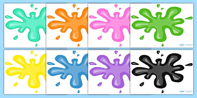  Free Printable Paint Splatter Template Printable Templates