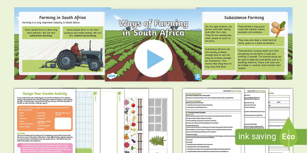 analyse the learning activities related to farming in primary education