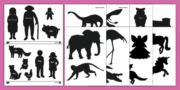 shadow puppets printable