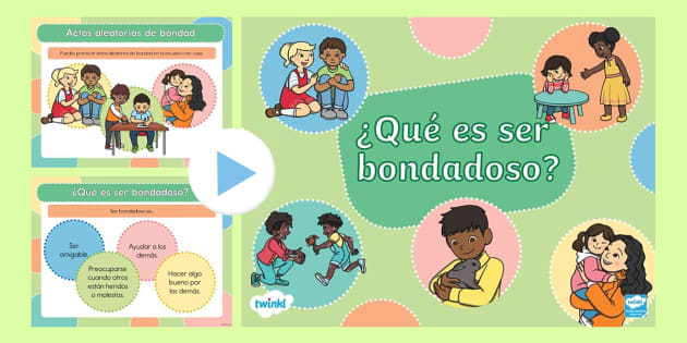 actos de bondad para niños