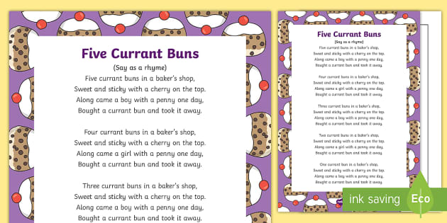 five-currant-buns-nursery-rhyme-sheet