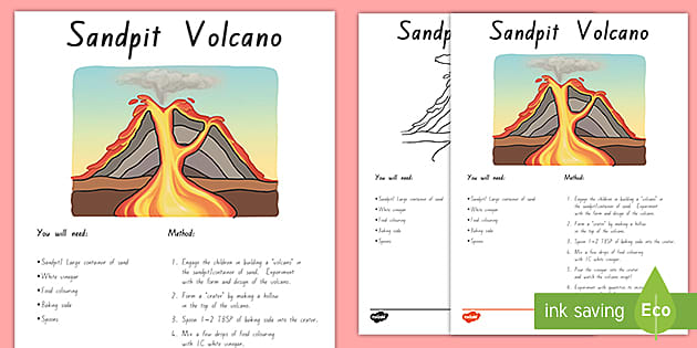 volcano for kids