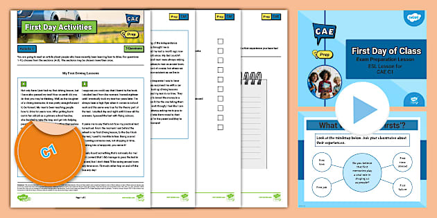 C1 Advanced (CAE) Exam Prep Lesson - First Day of Class