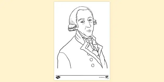 Free Captain Arthur Phillip Colouring Colouring Sheet