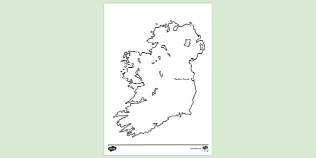 T Tp 2676850 Map Of Ireland Showing Dublin Castle Colouring Sheet Ver 1 