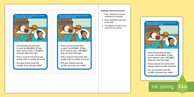 EYFS Maths Counting Challenge: Count the Beat IKEA Tolsby/Fiestad Frame