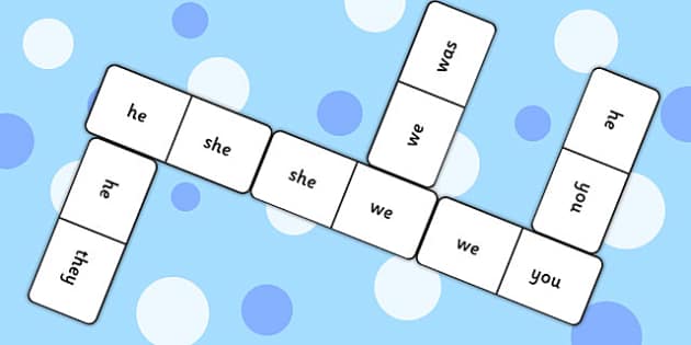 Phase 3 Tricky Words Dominoes (teacher made) - Twinkl