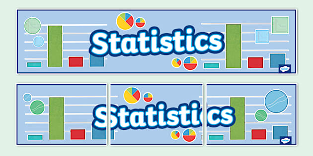 👉 Statistics Display Banner - KS2 - Maths Display