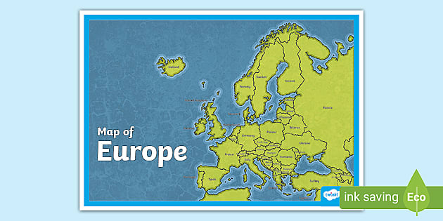 Poster of Europe | Twinkl Learning Resources (teacher made)