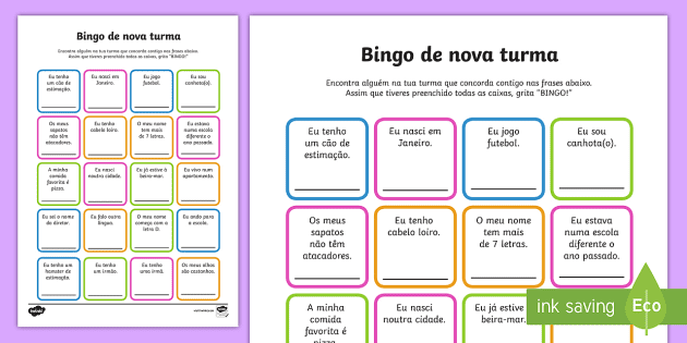 Leitura e escrita de palavras a partir do jogo de bingo - Planos de aula -  1º ano - Língua Portuguesa