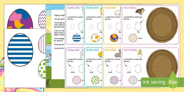 Describing Easter Eggs Activity Pack (teacher made) - Twinkl