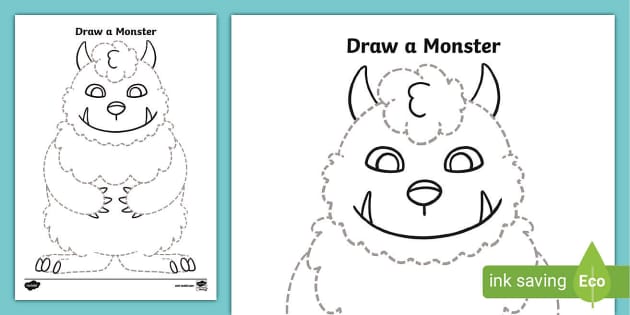 ESL Description Game  Draw A Monster 