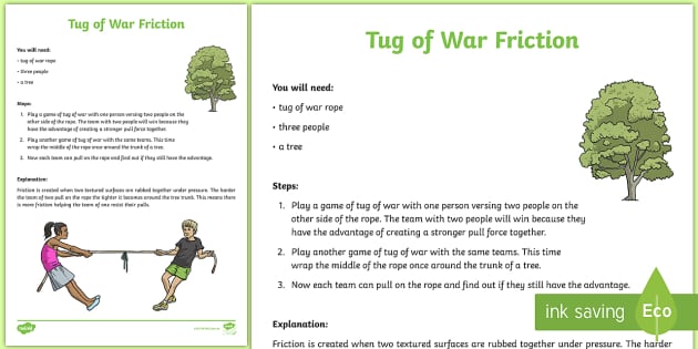 Tug of war on sale rules for kids