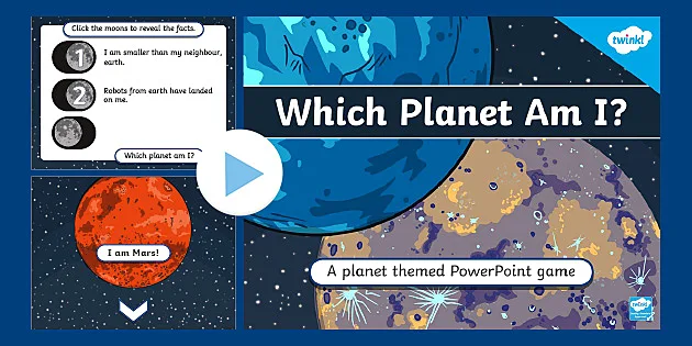 Which Planet Am I Ks1 Interactive Powerpoint Game