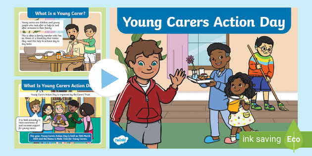 Young Carers Action Day KS1 Powerpoint - Awareness Days