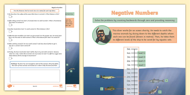 negative number problem solving ks2