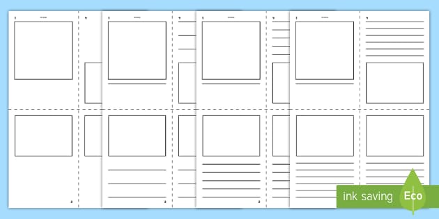 FREE! - Mini Book Template, Creative Writing & Drawing