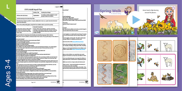 EYFS Creating Sound Maps Input Plan and Pack | Twinkl