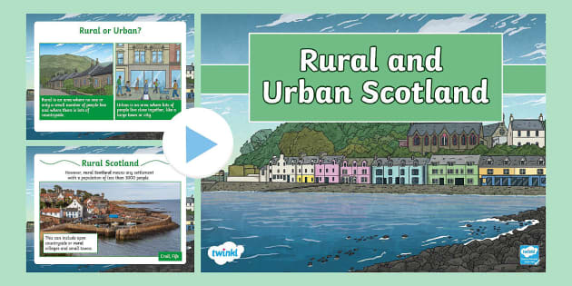 Rural and Urban Areas in Scotland Powerpoint (teacher made)