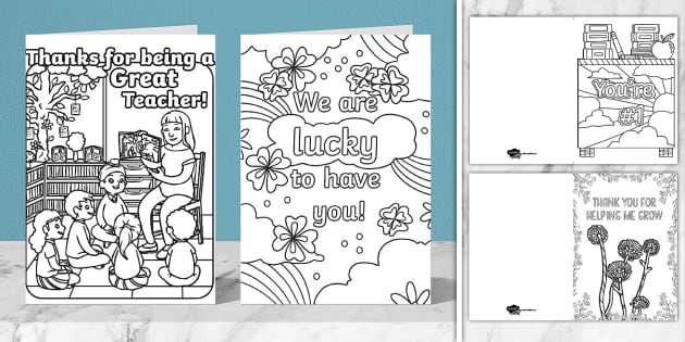 thank you teacher coloring pages