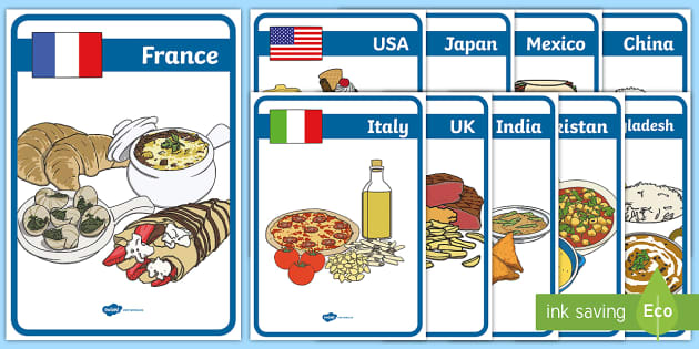 Around The World Food Poster Pack 