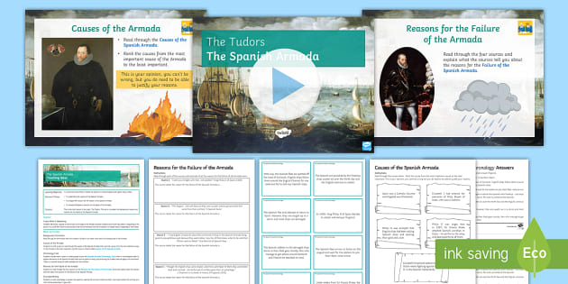 The Tudors Lesson 9 The Spanish Armada History Beyond