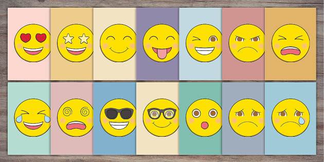 Simple Smiley Face Clip Art Cut-Outs (teacher made) - Twinkl