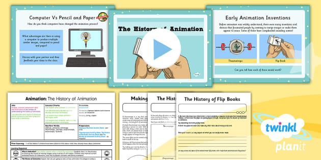 Computing: Animation: The History of Animation Year 4 Lesson Pack 1
