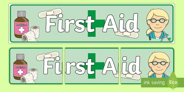 First Aid Display Banner