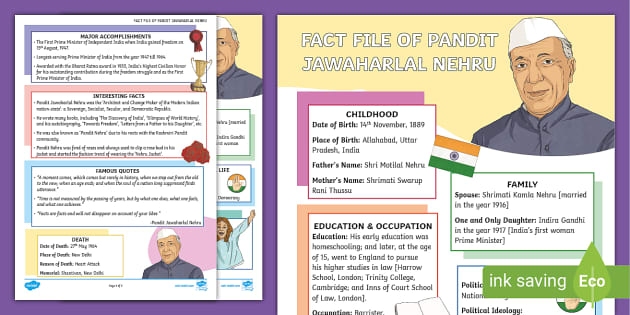 about jawaharlal nehru in hindi language