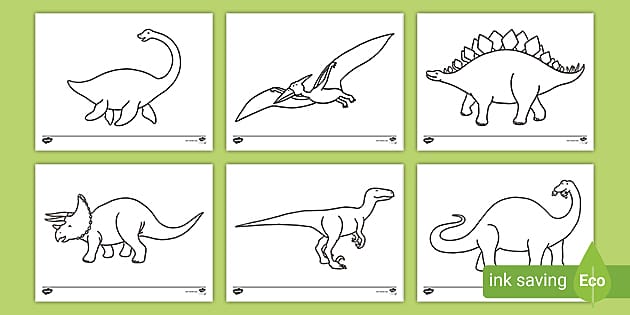 Dinosaurs print by English School