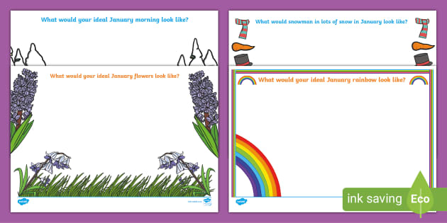 January Drawing Prompts | Twinkl | Drawing and Art | KS1