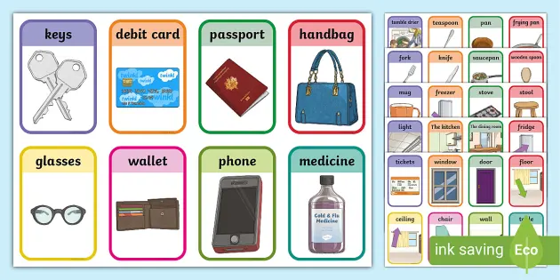 100 Household Items, Learn English Vocabulary