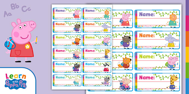 Free! - Peppa Pig: Planting Labels (teacher Made) - Twinkl