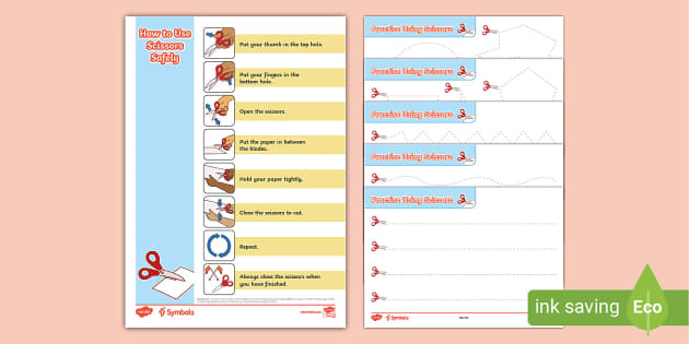 Twinkl Symbols: Scissor Cutting Skills Activity Pack