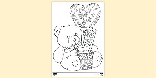 tatty teddy colouring pages