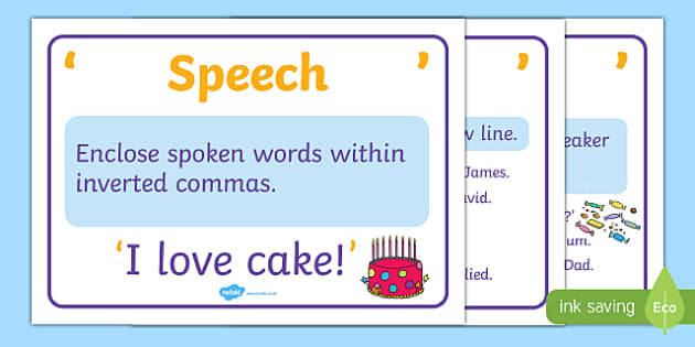 Written Speech Posters - Teaching Resource - Twinkl