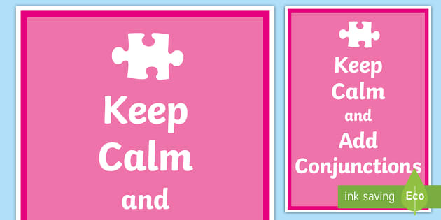 Coordinating Conjunctions Poster - English Resource - Twinkl