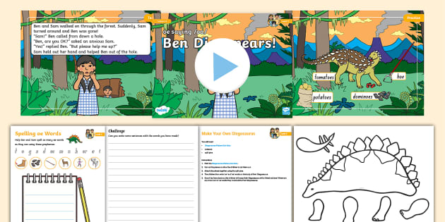 'ow' and 'oe' saying /oa/ - Level 5 Week 16 Lesson 4