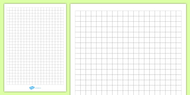 Squared Paper 1cm Editable | Squared Paper to Print | Twinkl