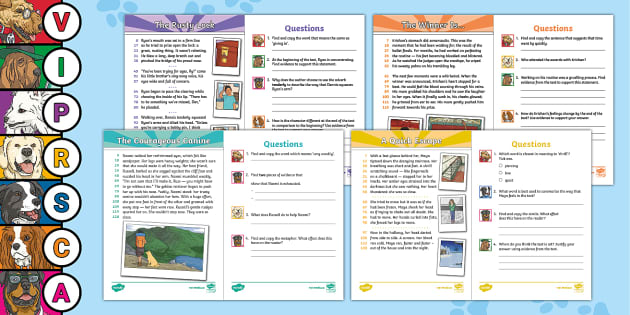 UKS2 Show, Don't Tell Fictional 60-Second Reads Activity Pack