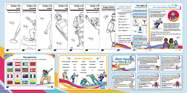 KS1 Winter Olympics 2018 Resource Pack (teacher made)
