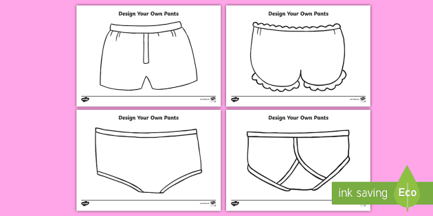 Design Your Own Pants Worksheets (Teacher-Made) - Twinkl
