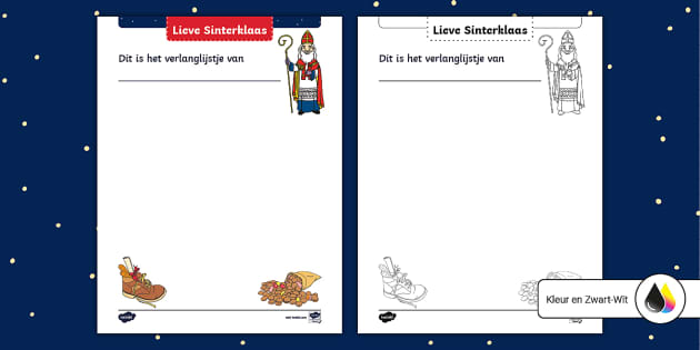 Schrijft een rapport bunker Biscuit Sinterklaas Verlanglijst (teacher made) - Twinkl
