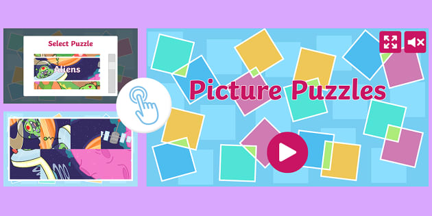Picture Puzzles Game  Twinkl Go! (Teacher-Made) - Twinkl