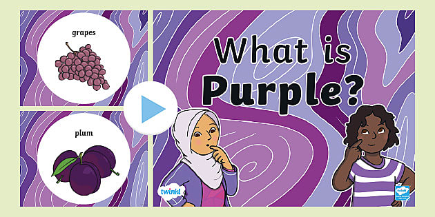 What is Purple Colour PowerPoint (teacher made) - Twinkl