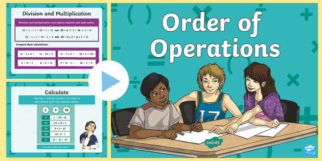 Order Of Operations BODMAS BIDMAS Teaching Presentation