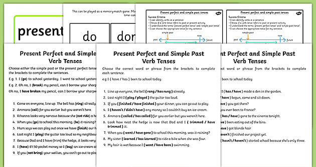 Present Tense: A Guide to Understanding and Using Verb Tenses Correctly -  ESL Grammar